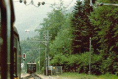 SBB CFF FFS, Brünigbahn, Brünigpass, June 1977
